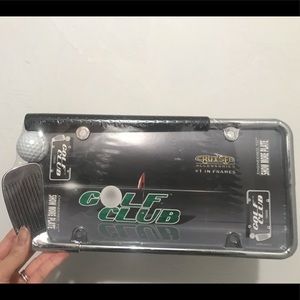 License plate cover -Golf